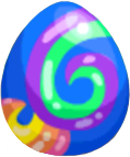 Triple Rainbow Egg