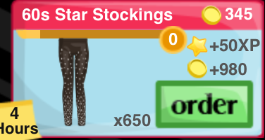 60s Star Stockings Item