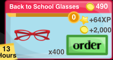 Back To School Glasses Item