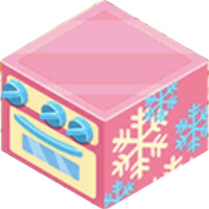 Pastel Holiday Oven Appliance