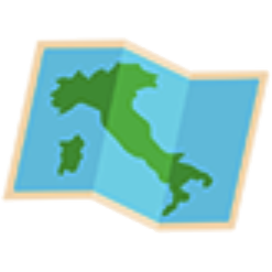 TL Part map of italy