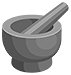  TL Part mortar and pestle