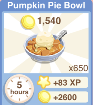 Pumpkin Pie Bowl Recipe