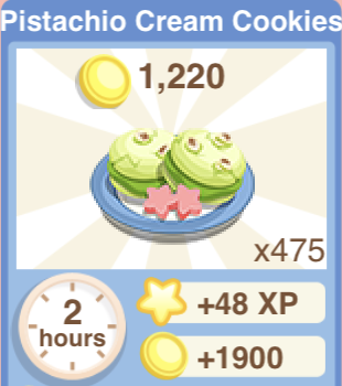 Pistachio Cream Cookies Recipe