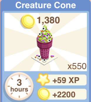 Creature Cone Recipe