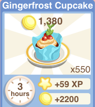 Gingerfrost Cupcake Recipe