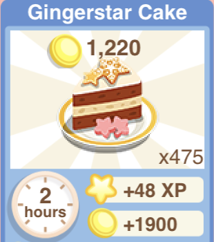Gingerstar Cake Recipe