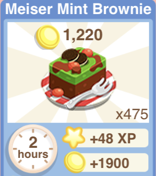 Meiser Mint Brownie Recipe