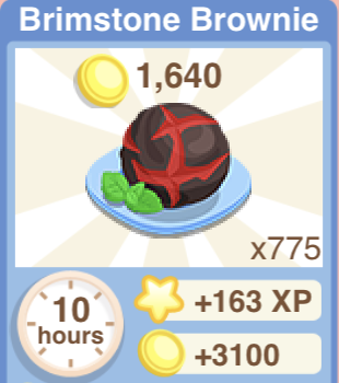 Brimstone Brownie Recipe