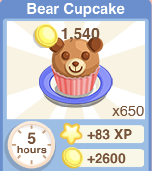Bear Cupcake Recipe