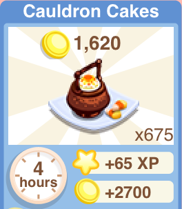 Cauldron Cakes Recipe