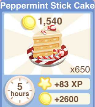 Peppermint Stick Cake Recipe