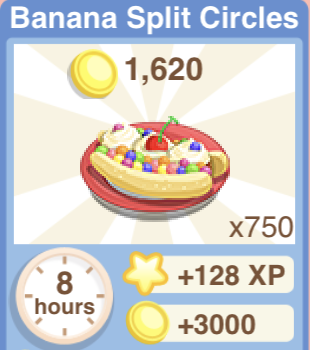 Banana Split Circle Recipe
