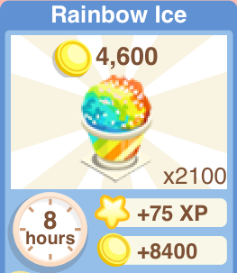 Rainbow Ice Recipe