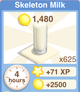 Skeleton Milk Recipe
