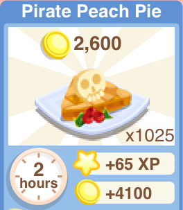 Pirate Peach Pie Recipe