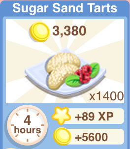 Sugar Sand Tarts Recipe