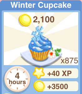 Winter Cupcake Recipe