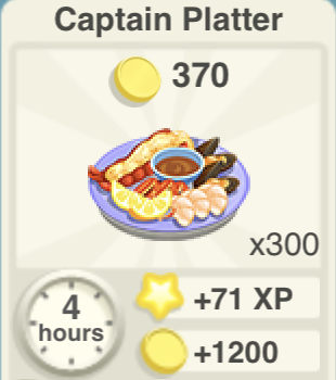 Captain Platter Recipe
