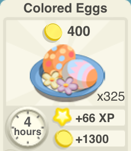 Colored Eggs Recipe