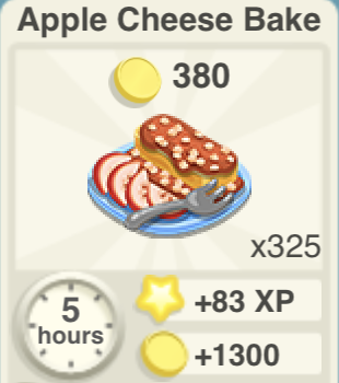 Apple Cheese Bake Recipe