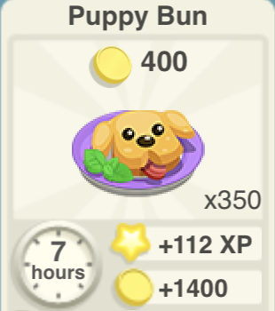 Puppy Bun Recipe
