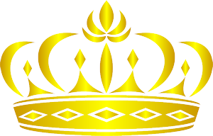 gold crown made in illustrator