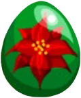 Poinsettia Egg