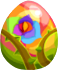 Rainbow Rose Egg
