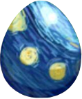 Starry Night Egg
