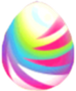 Image of Tye Dye Tiger Egg
