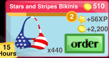 Stars And Stripes Bikini Item