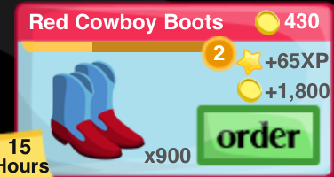 Red Cowboy Boots Item