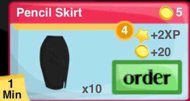 Pencil Skirt Item