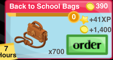 Back To School Bag Item