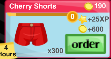 Cherry Shorts Item