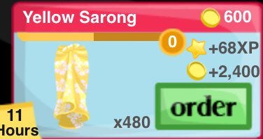Yellow Sarong Item
