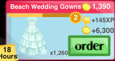 Beach Wedding Gown Item