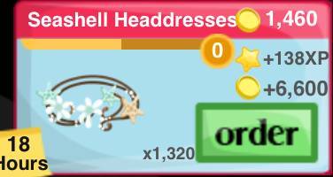 Seashell Headdress Item