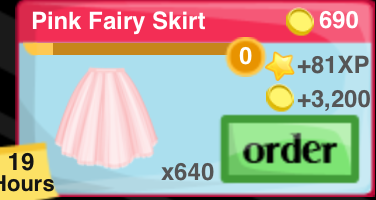 Pink Fairy Skirt Item