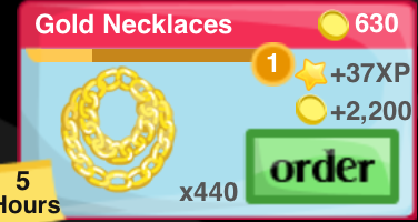 Gold Necklace Item