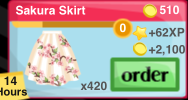 Sakura Skirt Item
