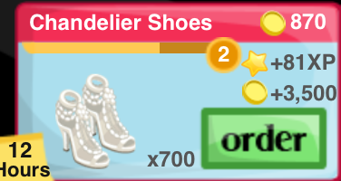 Chandelier Shoes Item