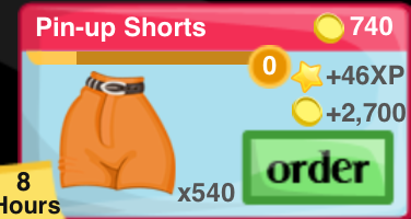Pin Up Shorts Item