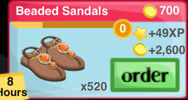 Beaded Sandals Item