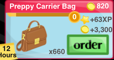 Preppy Carrier Bag Item