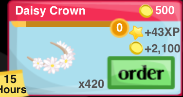 Daisy Crown Item