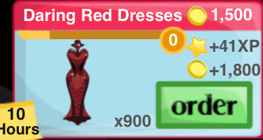 Daring Red Dress Item