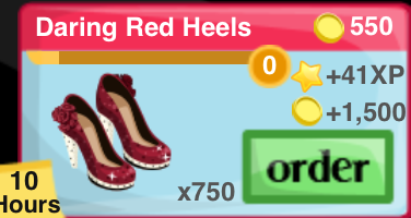 Daring Red Heels Item
