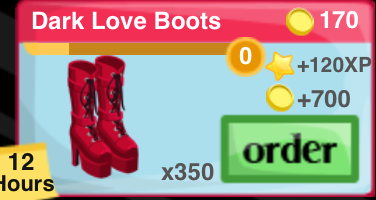 Dark Love Boots Item